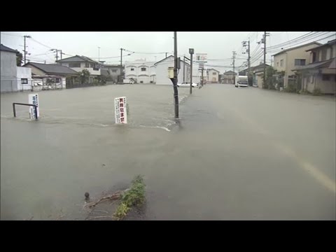 四国中心に激しい雨 高知県で雨量１０００ミリ超