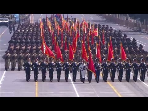「抗日戦争勝利」70年記念軍事パレード