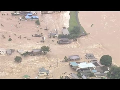 鬼怒川大洪水（2015年9月）【動画】