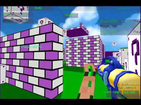 ３Dのサバイバルゲーム動画　「Paintball Fun 3D Pixel」