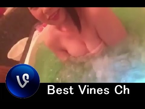 お風呂に入っているところを映したVine動画！